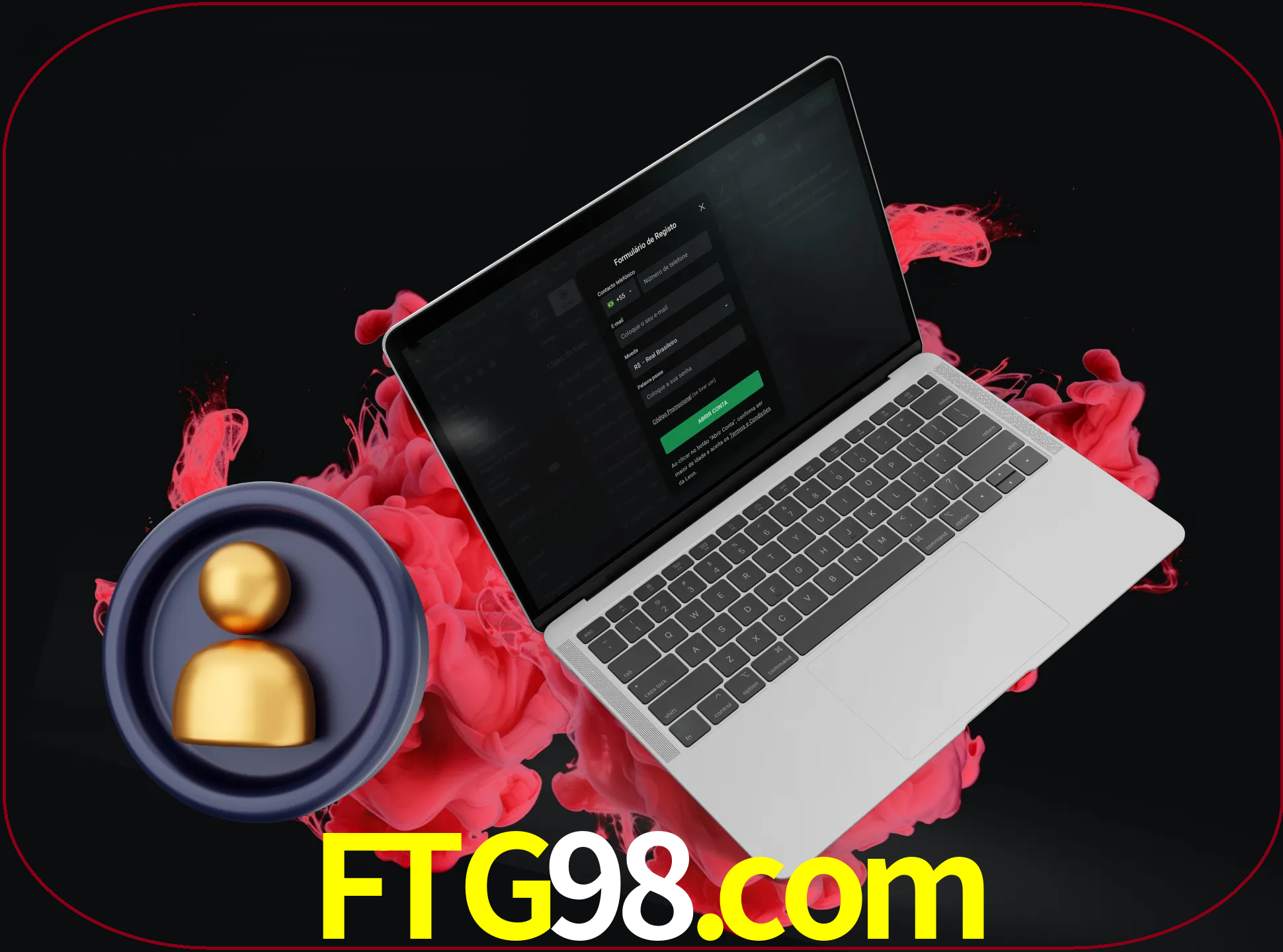 No cabeçalho do site ftg98, clique no botão que o levará a um formulário especial onde terá de introduzir as suas informações actuais.