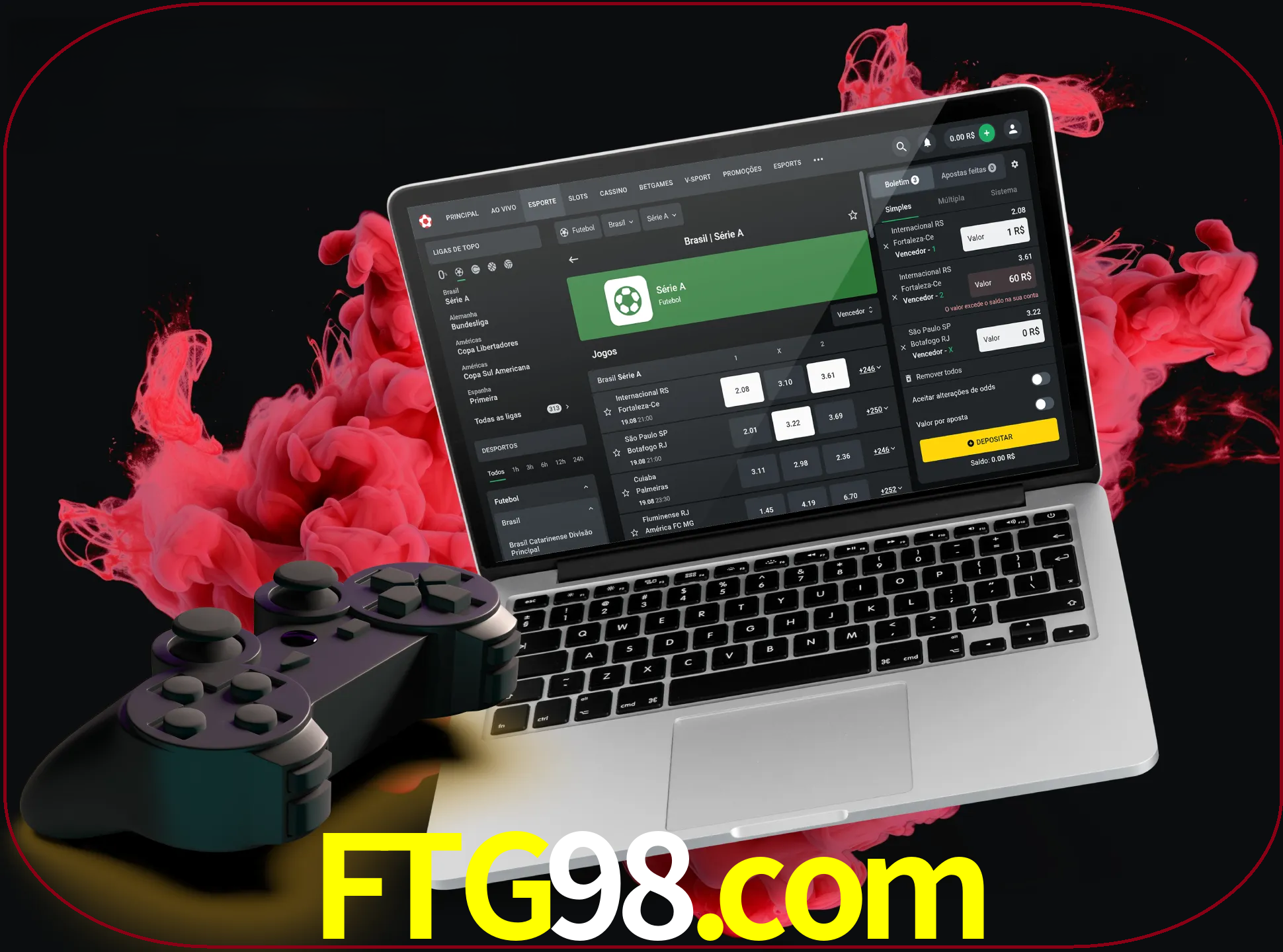Visite a secção especial de jogos de vídeo em ftg98 para descobrir em que jogos pode apostar e ganhar muito dinheiro.