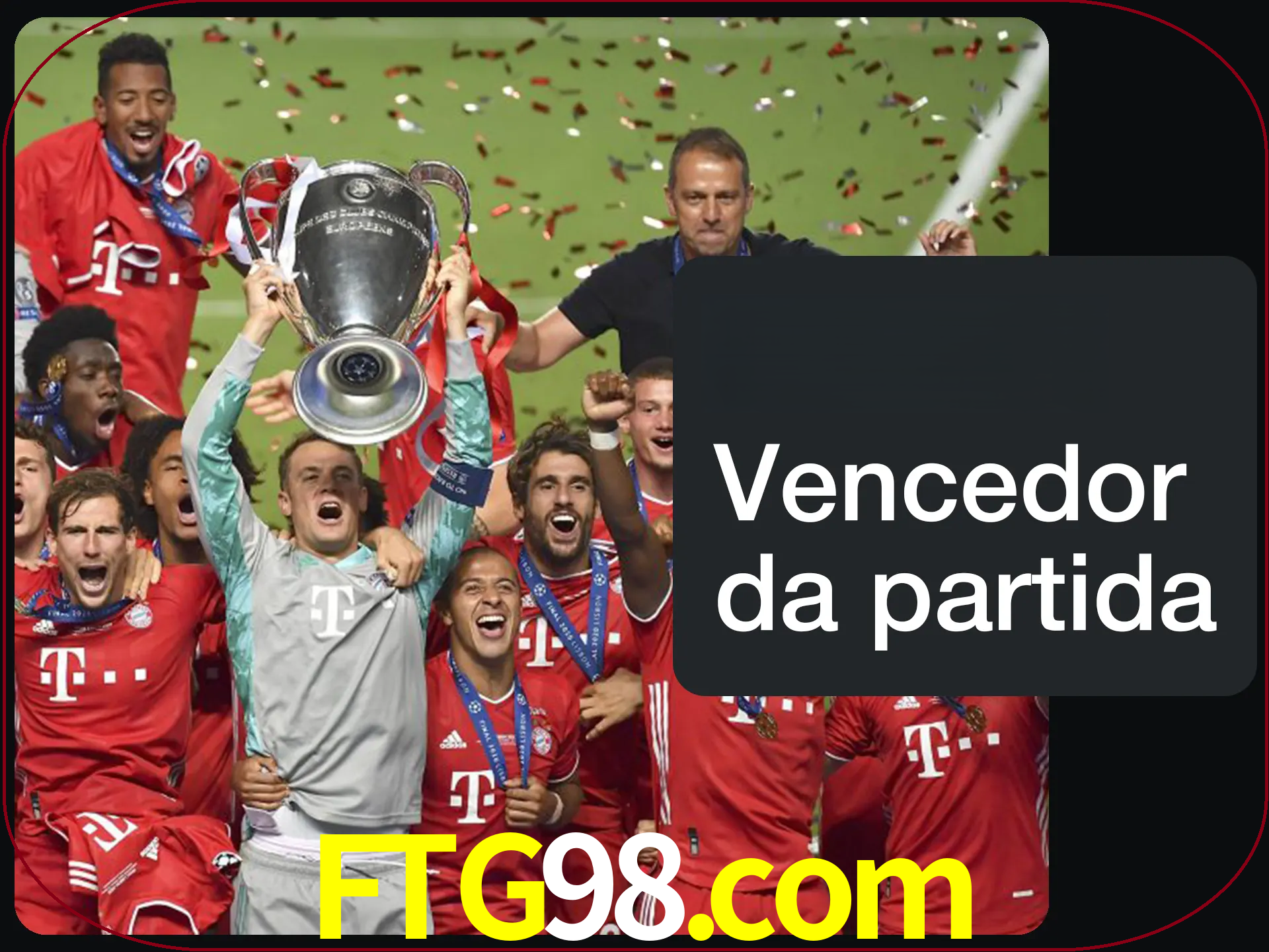 Aposte no vencedor e ganhe uma grande quantia de dinheiro.