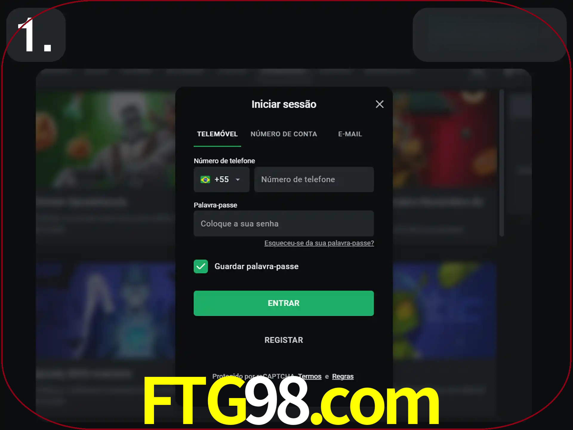 Acesse o site.