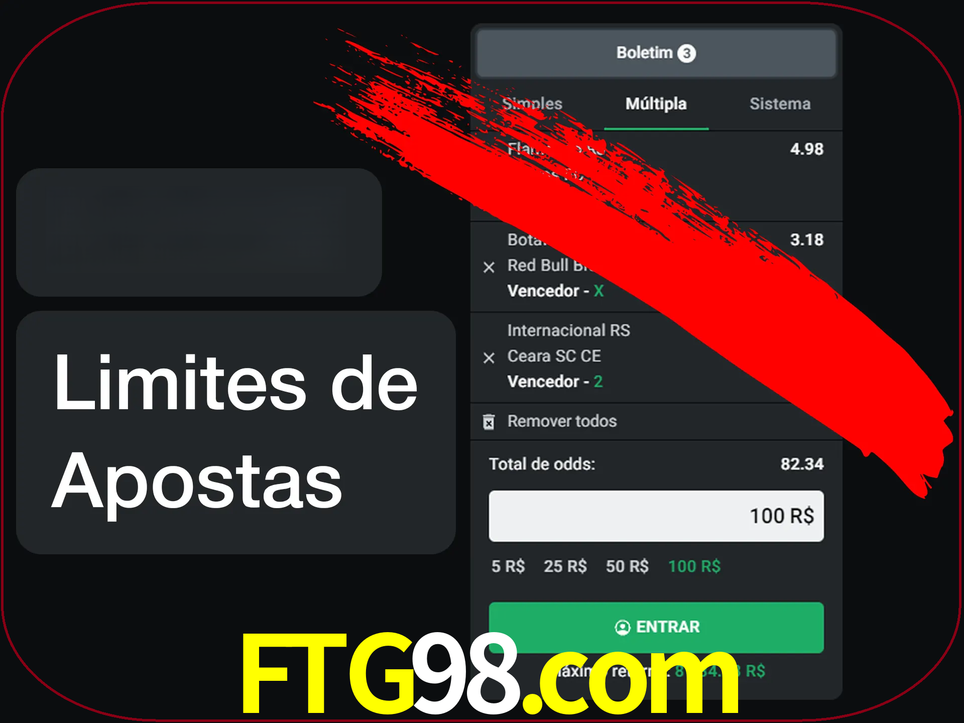 Não faça apostas loucas.